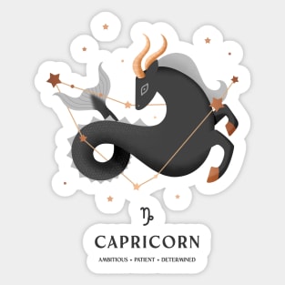 Capricorn Constellation Zodiac Series Sticker